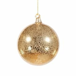 Winward Jim Marvin Antique Gold Mercury Glass Ball Ornaments New!