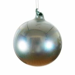 Winward Jim Marvin Celadon Green Pearl Glass Ball Ornaments New!