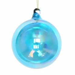 TheHolidayBarn.com Jim Marvin Cobalt Blue Bottle Glass Ball Ornaments New!