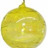 TheHolidayBarn.com Jim Marvin Iridescent Lime Green Art Glass Ball Ornaments