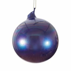 Winward Jim Marvin Lavender Pearl Glass Ball Ornaments New!