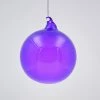 TheHolidayBarn.com New! Jim Marvin Light Purple Bubblegum Glass Ornaments