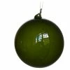 TheHolidayBarn.com Jim Marvin Moss Green Bubblegum Glass Ornaments