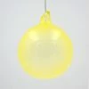 Winward Jim Marvin Pale Yellow Bubblegum Glass Ornaments New!