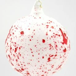Winward New! Jim Marvin Peppermint Splash Glass Ball Ornaments