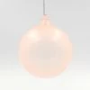 Winward Jim Marvin Pink Linen Bubblegum Glass Ornaments, 120mm New!