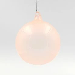 Winward Jim Marvin Pink Linen Bubblegum Glass Ornaments, 120mm New!