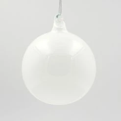 Winward Jim Marvin Snow White Bubblegum Glass Ornaments