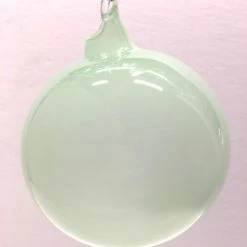 Winward Jim Marvin Soft Teal Bubblegum Glass Ornaments Jim Marvin Ornaments