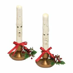 Joe Spencer New! Jingle & Jangle Candlesticks
