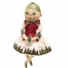 Joe Spencer Odette Ornament Head Christmas Doll New!