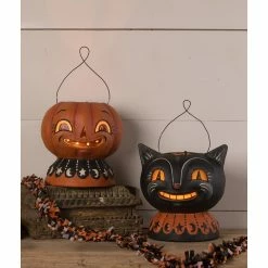 Bethany Lowe Magic Pumpkinny Lantern, Paper Mache New!