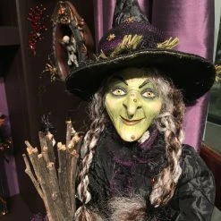 New! Katherine's Collection Brunhilda Witch, 18"