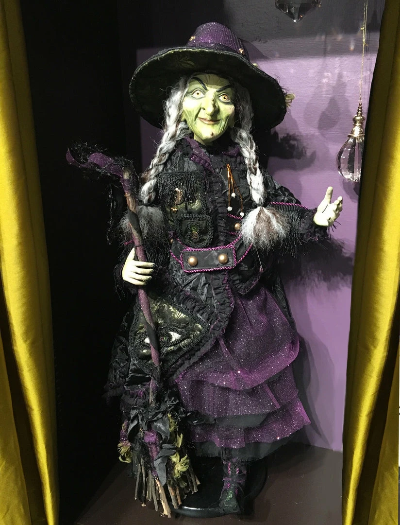 Katherine's Collection Brunhilda Witch, 24" New! 3 Katherine's Collection Brunhilda Witch, 24" New!