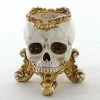 New! Katherine's Collection Skull Footed Bowl