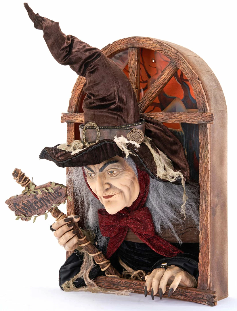 Katherine's Collection New! Which Way To Witchville Wall Piece 3 Katherine's Collection New! Which Way To Witchville Wall Piece