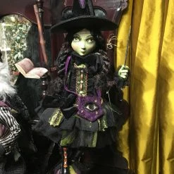 Katherine's Collection Witch On Broom New!