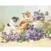 Ernst Freihoff Kitty Cat Playtime Postcard Easter