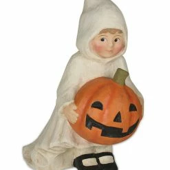 Bethany Lowe Little Ghost Gabby With Pumpkin