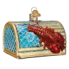 Old World Christmas Lobster Trap Ornament