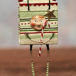 New! Lori Mitchell Lonnie's Gift Bag Figurine