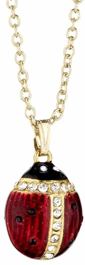 TheHolidayBarn.com Lucky Ladybug Trinket Box With Necklace 4 TheHolidayBarn.com Lucky Ladybug Trinket Box With Necklace