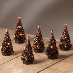 Bethany Lowe New! Magic Halloween Glitter Mini Trees
