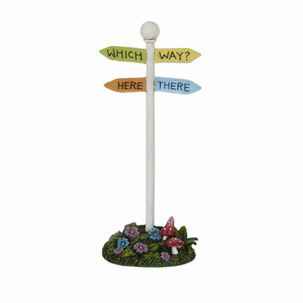 Mary Engelbreit Fairy Garden Which Way Sign 3 Mary Engelbreit Fairy Garden Which Way Sign