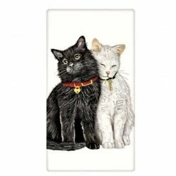 Mary Lake-Thompson New! Cuddly Cats Flour Sack Towel