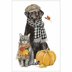 Mary Lake-Thompson New! Dapper Fall Dog & Cat Towel