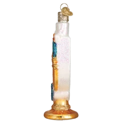 Old World Christmas Menorah Glass Ornament 9 Old World Christmas Menorah Glass Ornament