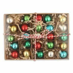 Bethany Lowe Merry & Bright Box Of Mini Ball Ornaments