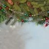 TheHolidayBarn.com Merry & Bright Tinsel & Bead Garland