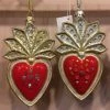 Cody Foster New! Milagro Heart Ornaments