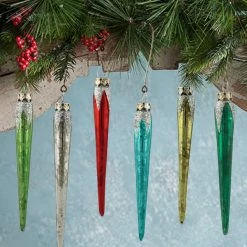 Bethany Lowe Mini Jolly Icicle Ornaments