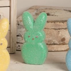 Bethany Lowe New! Peeps® Green Bunny Figurine, 6"