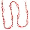 Raz Peppermint Ball Garland, Satin Silk Wrap