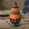 Bethany Lowe Pumpkin Pete Spooks Jar New! 1 Bethany Lowe Pumpkin Pete Spooks Jar New!