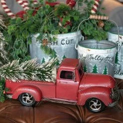 TheHolidayBarn.com Old Red Toy Truck Prop
