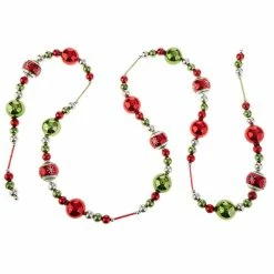 Raz Retro Christmas Glass Ball Garland New!