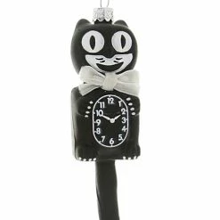 Cody Foster Retro Cat Clock Ornament