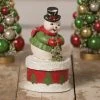 Bethany Lowe Retro Snowman On Box