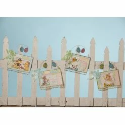 Bethany Lowe Retro Spring Post Card Ornaments