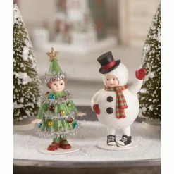 Bethany Lowe Sammy The Snowman Figurine New!