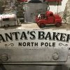 TheHolidayBarn.com Christmas Santa's Bakery North Pole Metal Sign