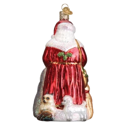 Old World Christmas Santa's Furry Friends Ornament