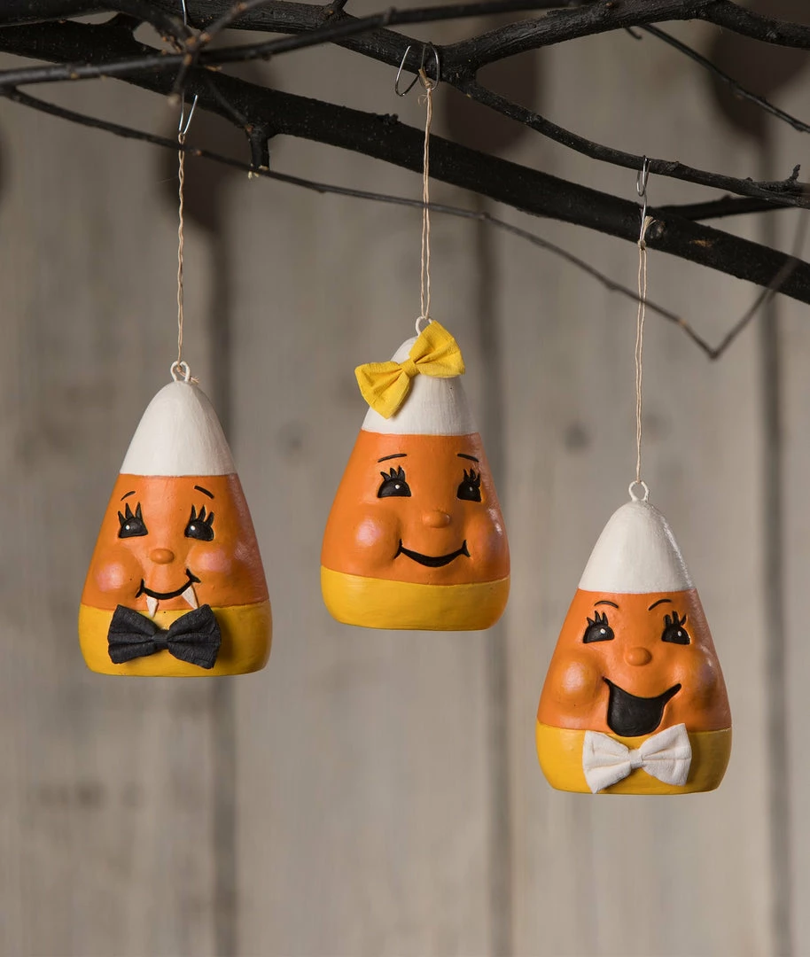 Bethany Lowe Silly Candy Corn Ornaments 3 Bethany Lowe Silly Candy Corn Ornaments