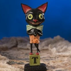 Bethany Lowe Smiley Black Cat New!