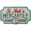 Raz New! St. Nick's Mercantile Sign