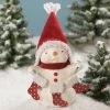 Bethany Lowe Stocking Snowman Figurine New! 2 Bethany Lowe Stocking Snowman Figurine New!